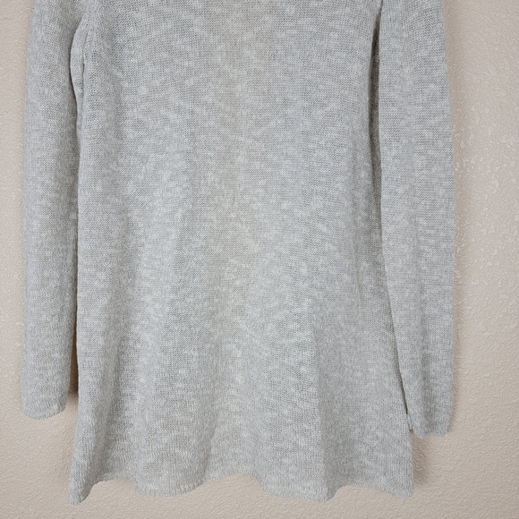 🔥SALE🔥 Eileen Fisher Sweater Cardigan Open Front Linen Langenlook Women Size M - Picture 8 of 9